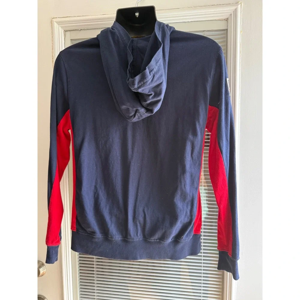 Polo Ralph Lauren Hoodie Boys XL 18-20/women's S navyRed Embroidered Logos